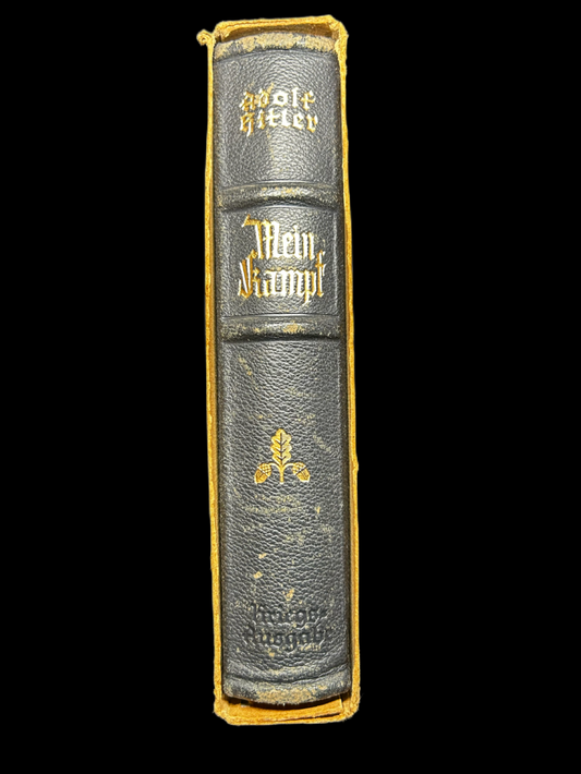 Cased Mein Kampf Adolf Hitler Wedding Edition Signed By Mayor Of Recklinghausen 1943